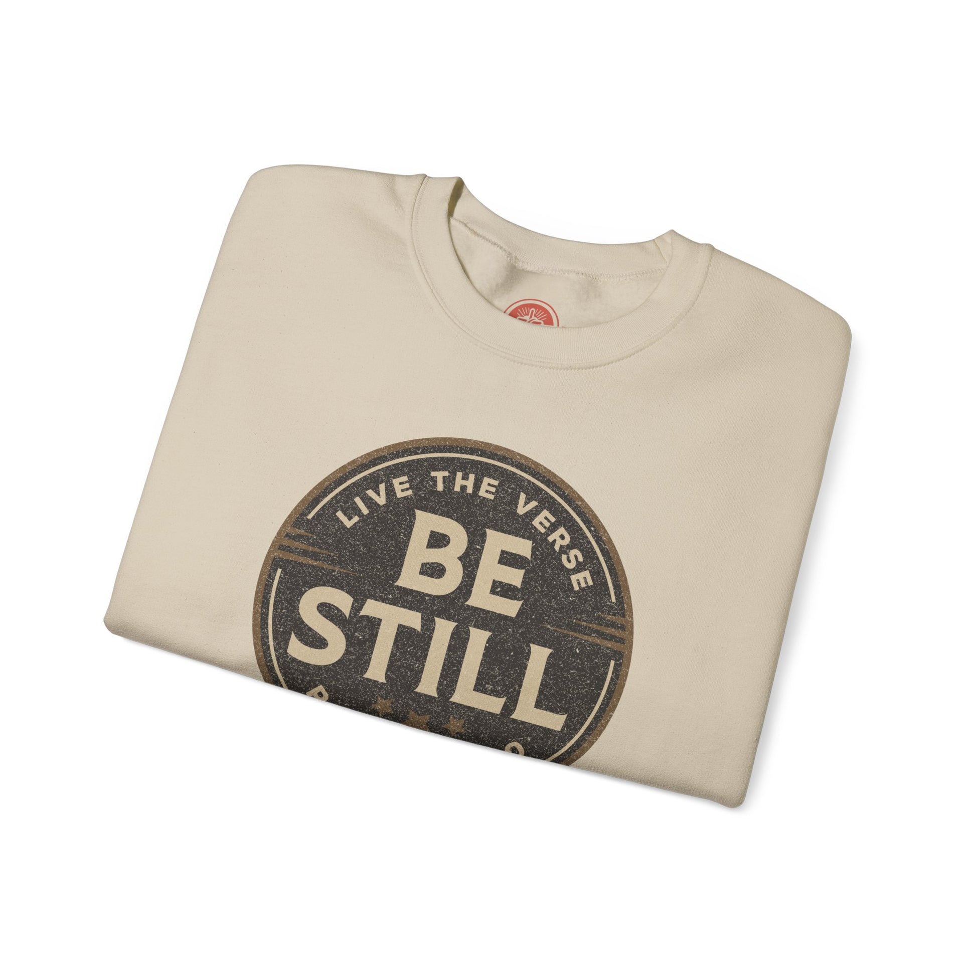 Be Still – Psalm 46:10 Crewneck Sweatshirt | Live the Verse Collection | all4HIM