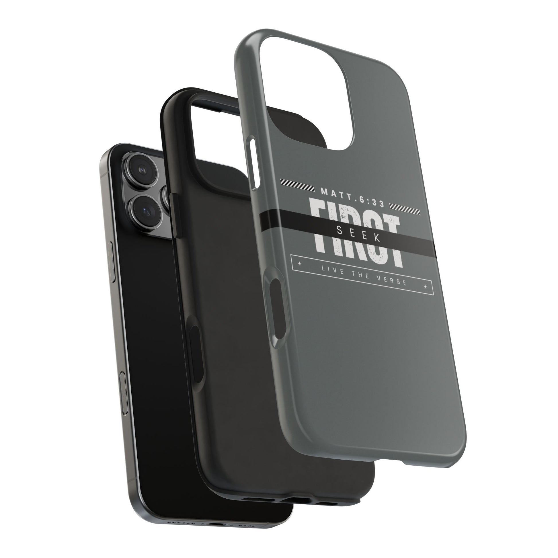 Seek First – Matthew 6:33 Phone Case | Live the Verse Collection