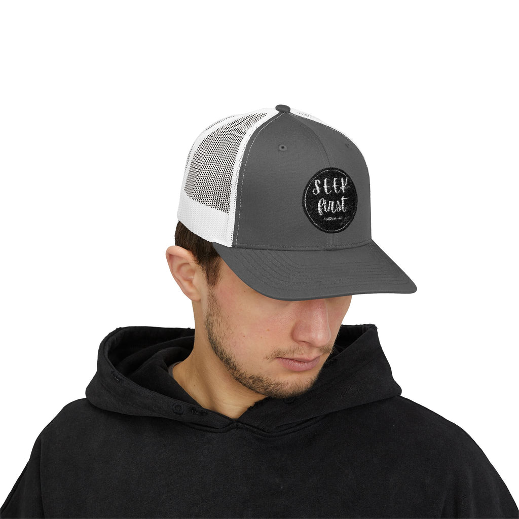 Stylish Snapback Trucker Cap, Trendy Mesh Hat for Outdoors, Perfect for Summer Festivals, Casual Wear, Gifts for Him or Her