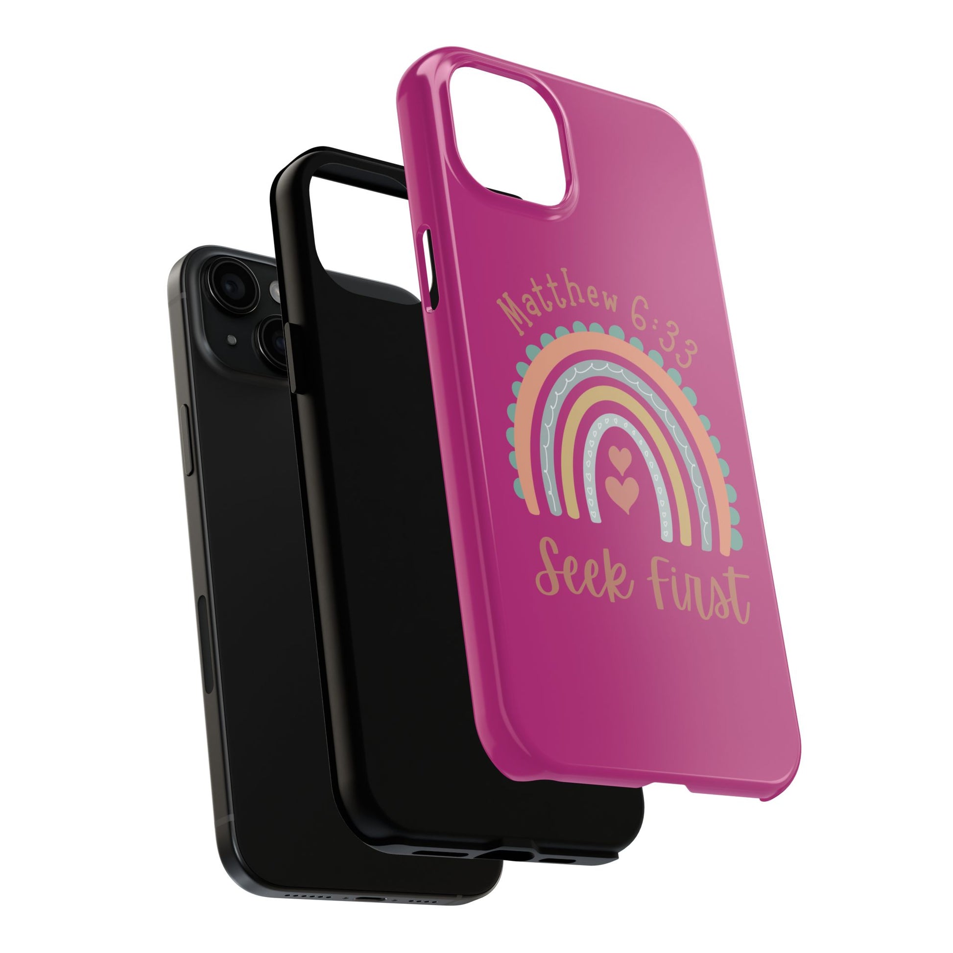 Seek First – Matthew 6:33 Phone Case | Live the Verse Collection