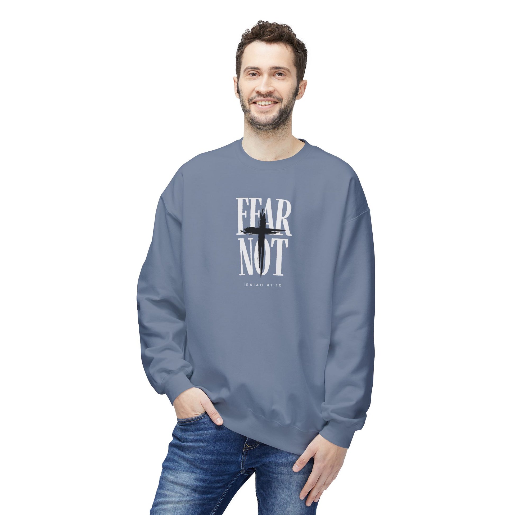 Fear Not - Isaiah 41:10 – Sweatshirt | Live the Verse | all4HIM