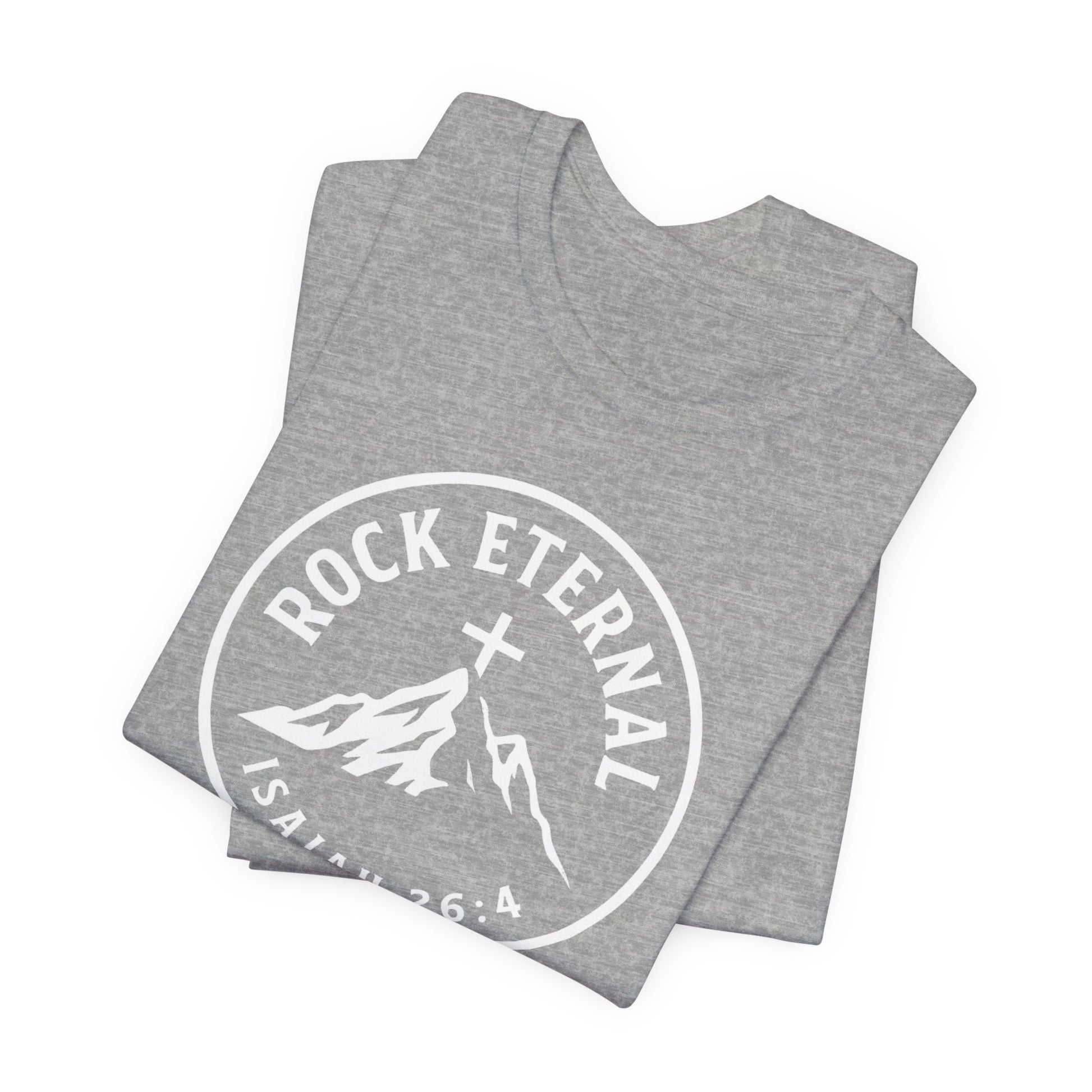 The Rock Eternal – Isaiah 26:4 – T-Shirt | Live the Verse | all4HIM