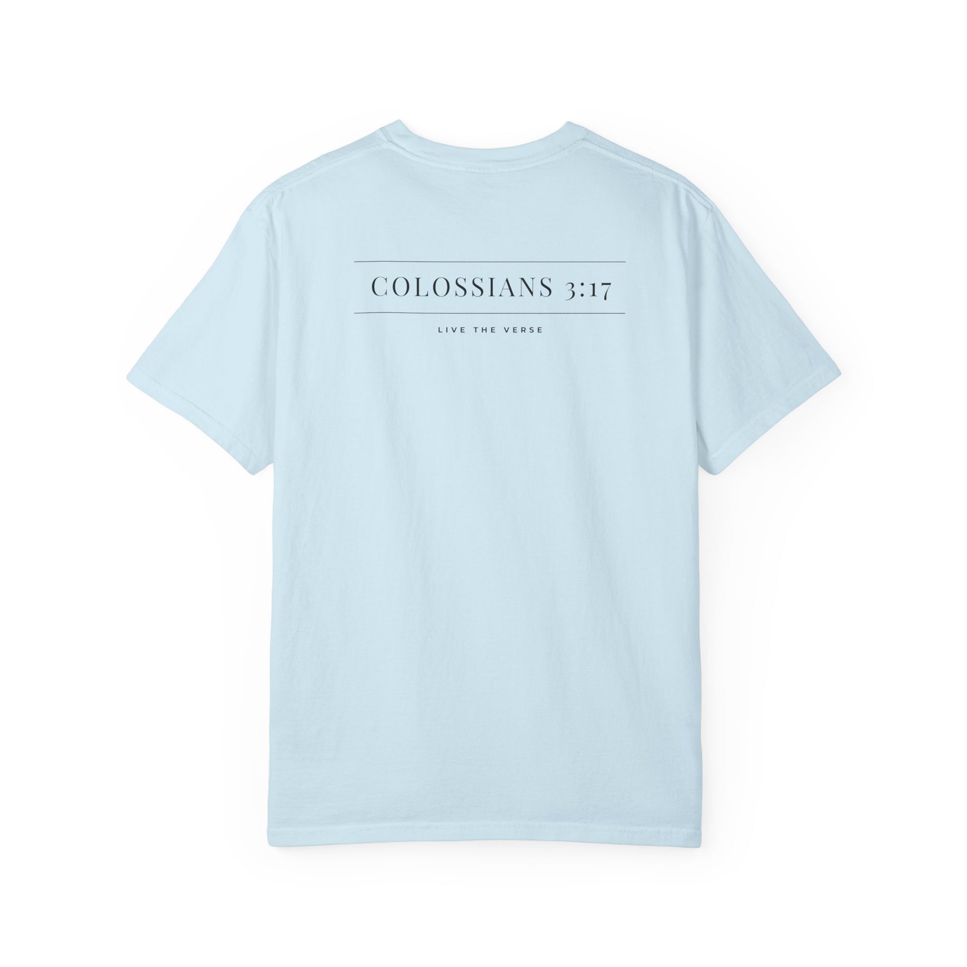 Live the Verse – Colossians 3:17 T-shirt | all4HIM Collection