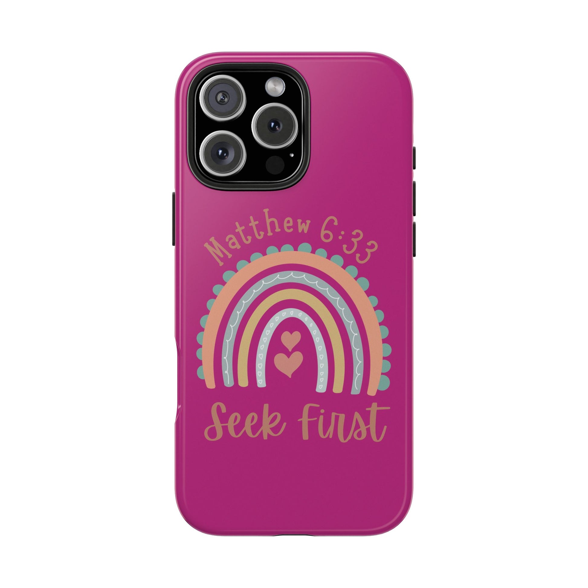 Seek First – Matthew 6:33 Phone Case | Live the Verse Collection