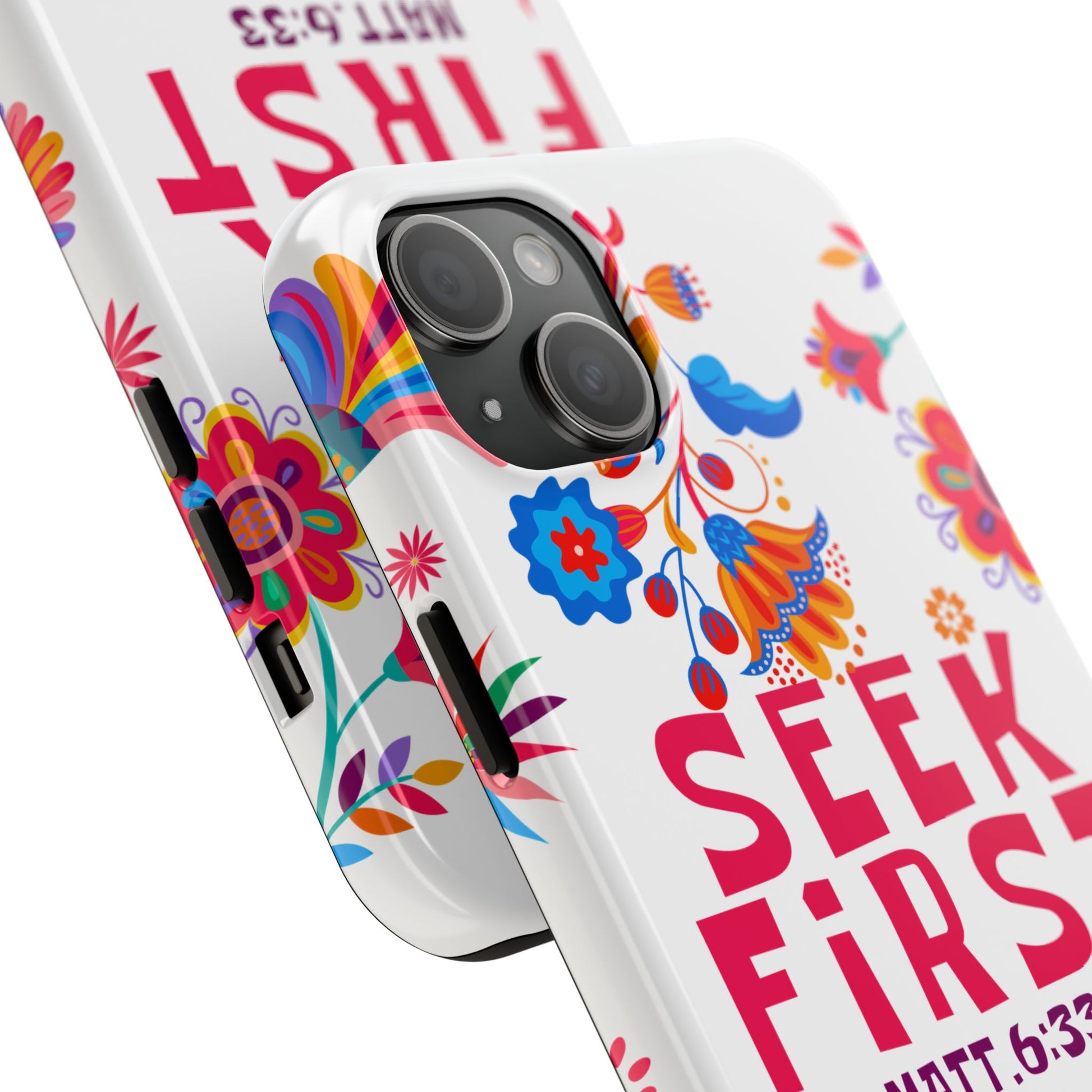 Seek First – Matthew 6:33 Phone Case | Live the Verse Collection