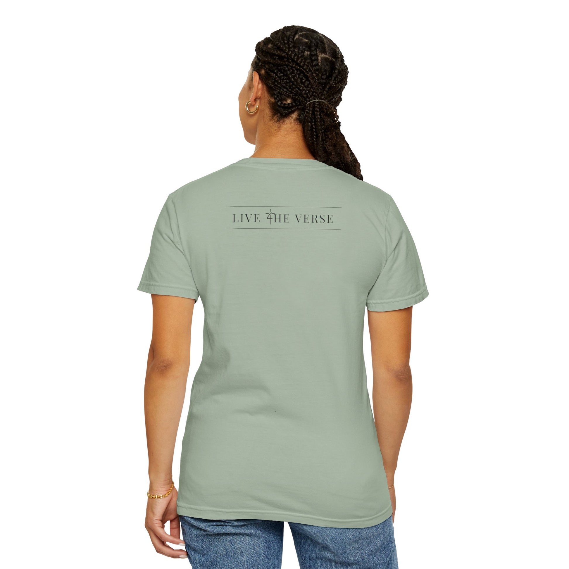 Seek First – Christian T-Shirt | Retro Floral Design | Live the Verse Collection | all4HIM