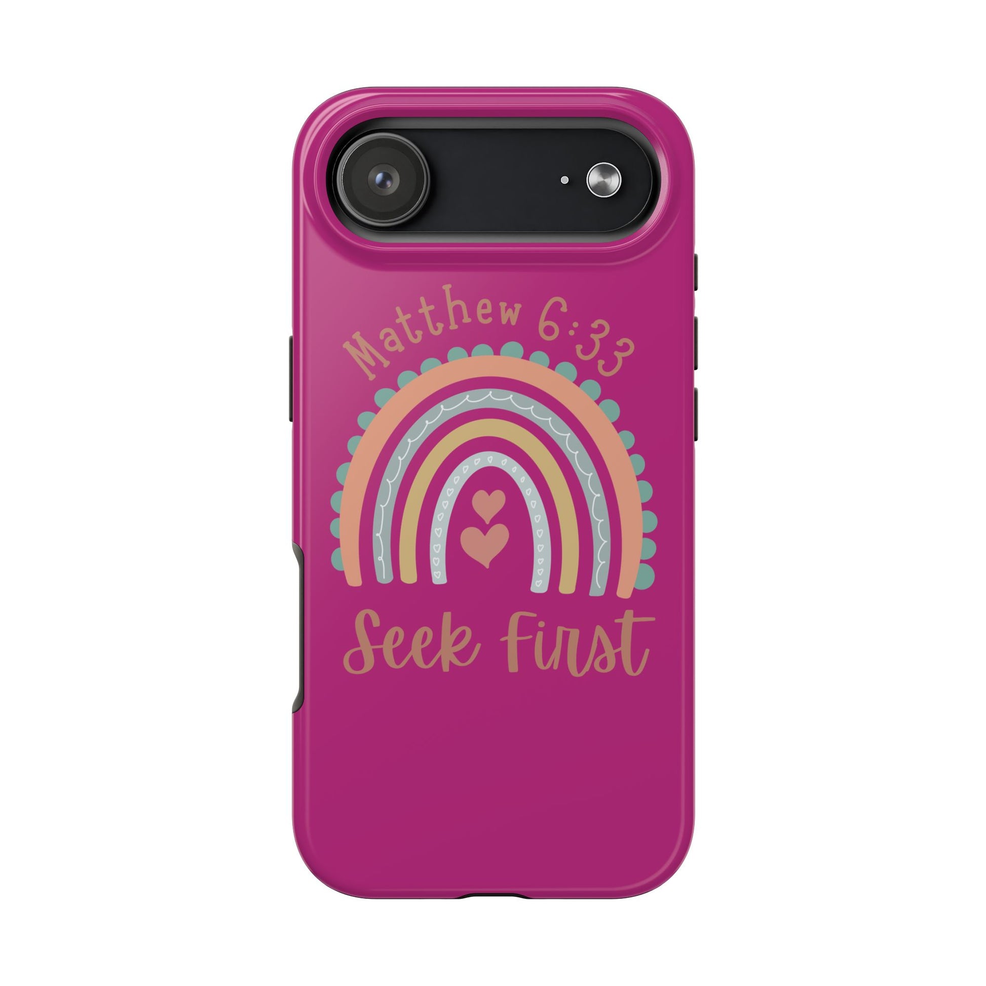 Seek First – Matthew 6:33 Phone Case | Live the Verse Collection