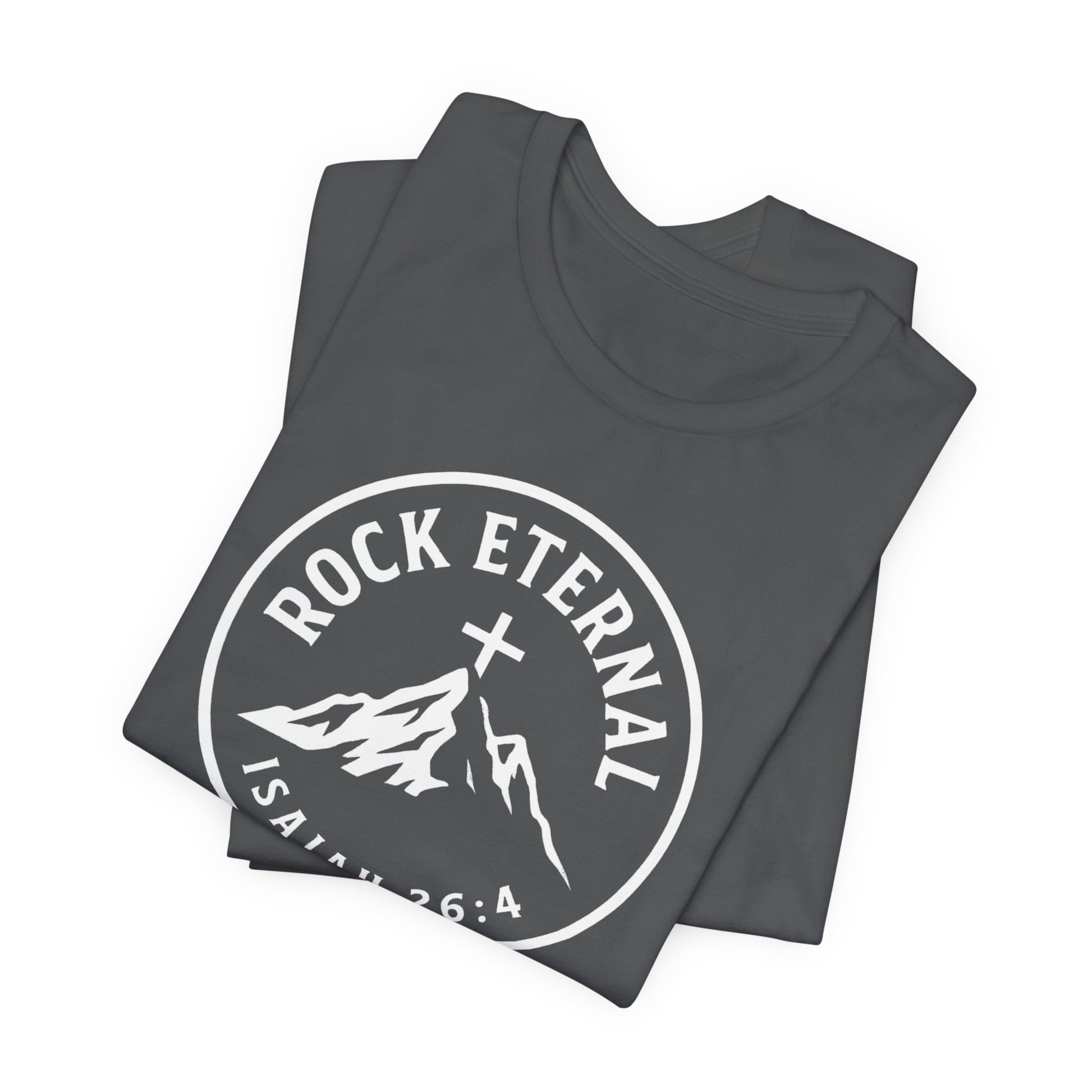 The Rock Eternal – Isaiah 26:4 – T-Shirt | Live the Verse | all4HIM