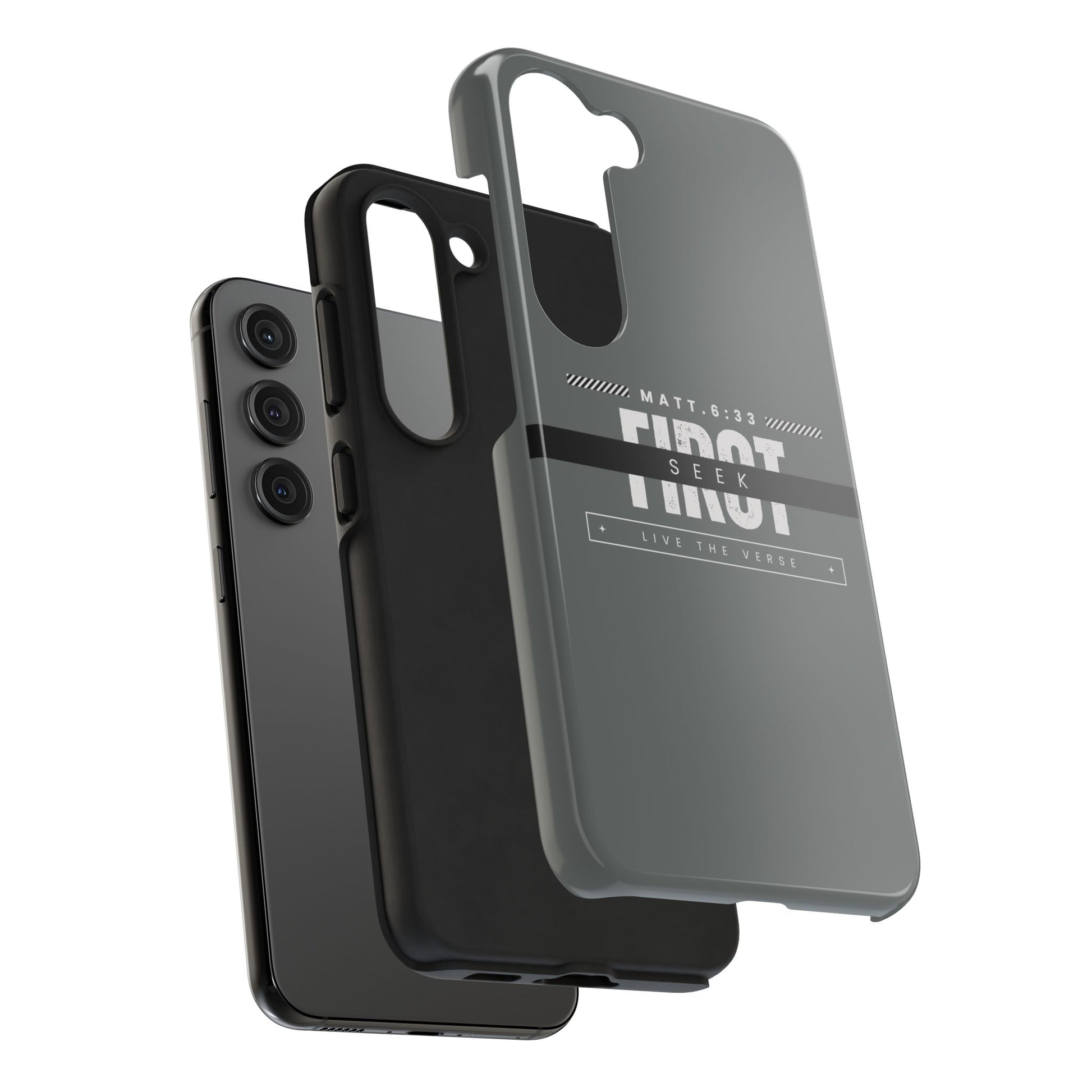 Seek First – Matthew 6:33 Phone Case | Live the Verse Collection