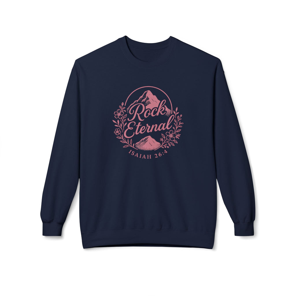 The Rock Eternal – Isaiah 26:4 – Crewneck | Live the Verse | all4HIM