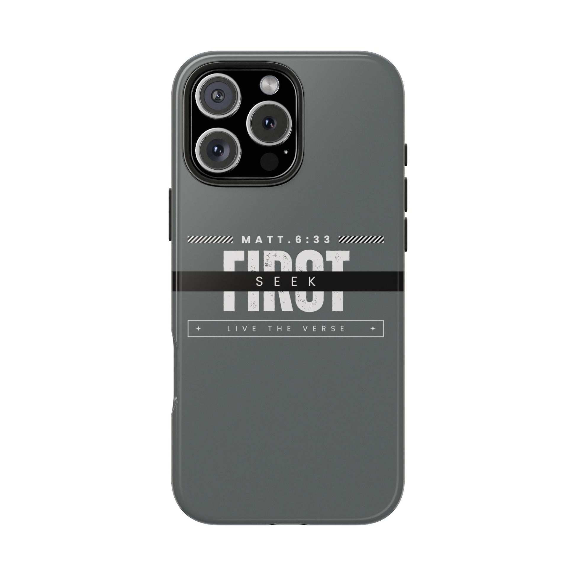 Seek First – Matthew 6:33 Phone Case | Live the Verse Collection
