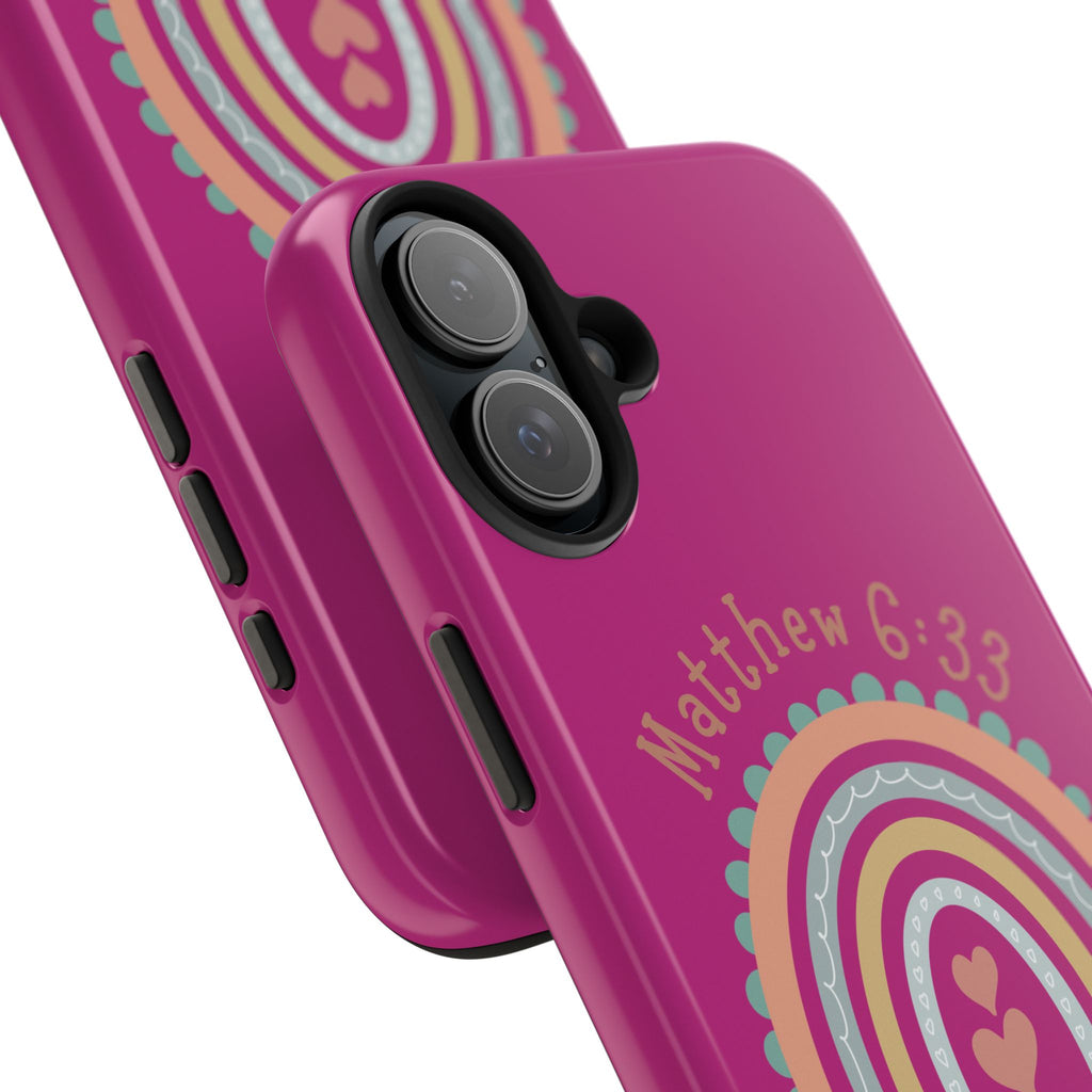 Seek First – Matthew 6:33 Phone Case | Live the Verse Collection