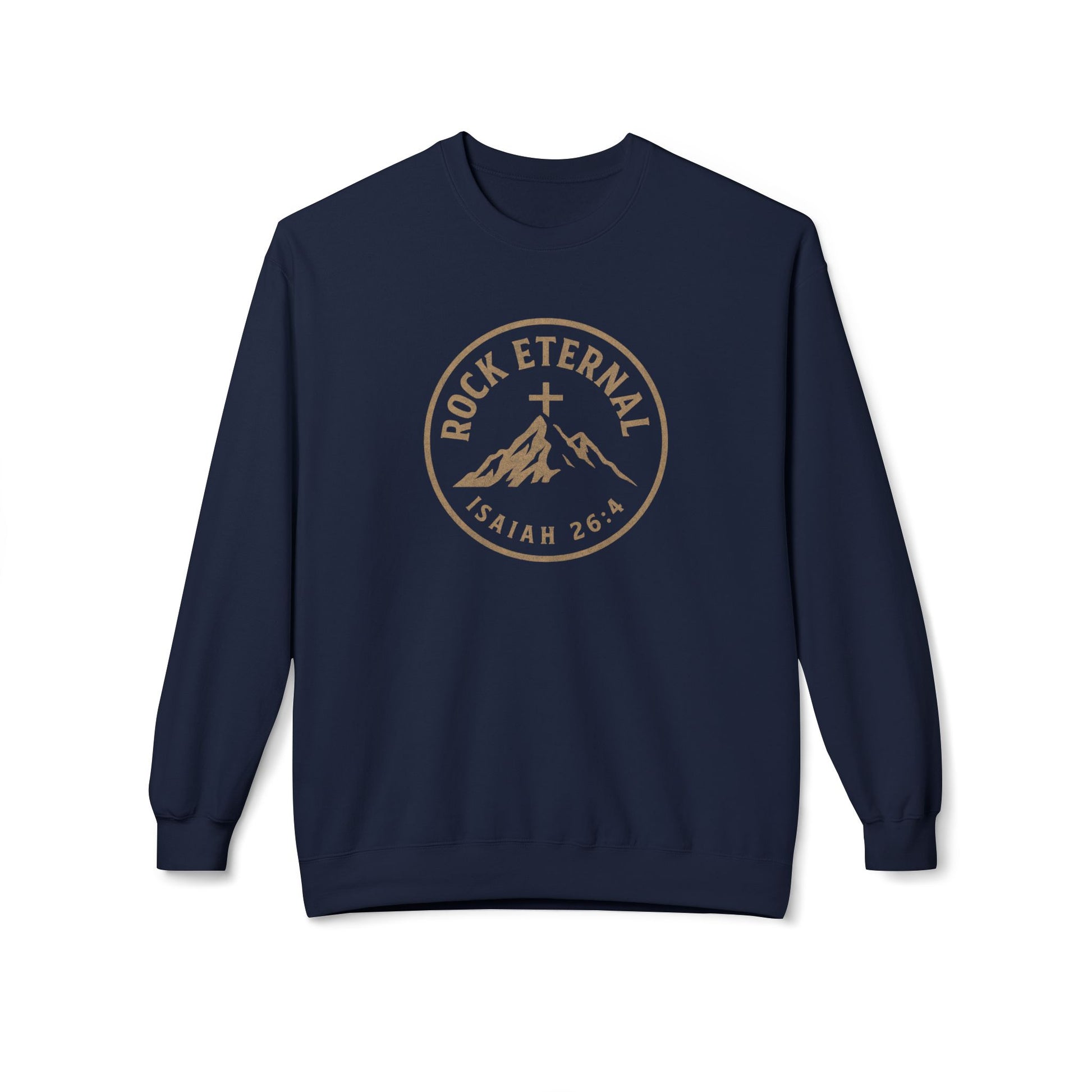 The Rock Eternal – Isaiah 26:4 – Crewneck | Live the Verse | all4HIM