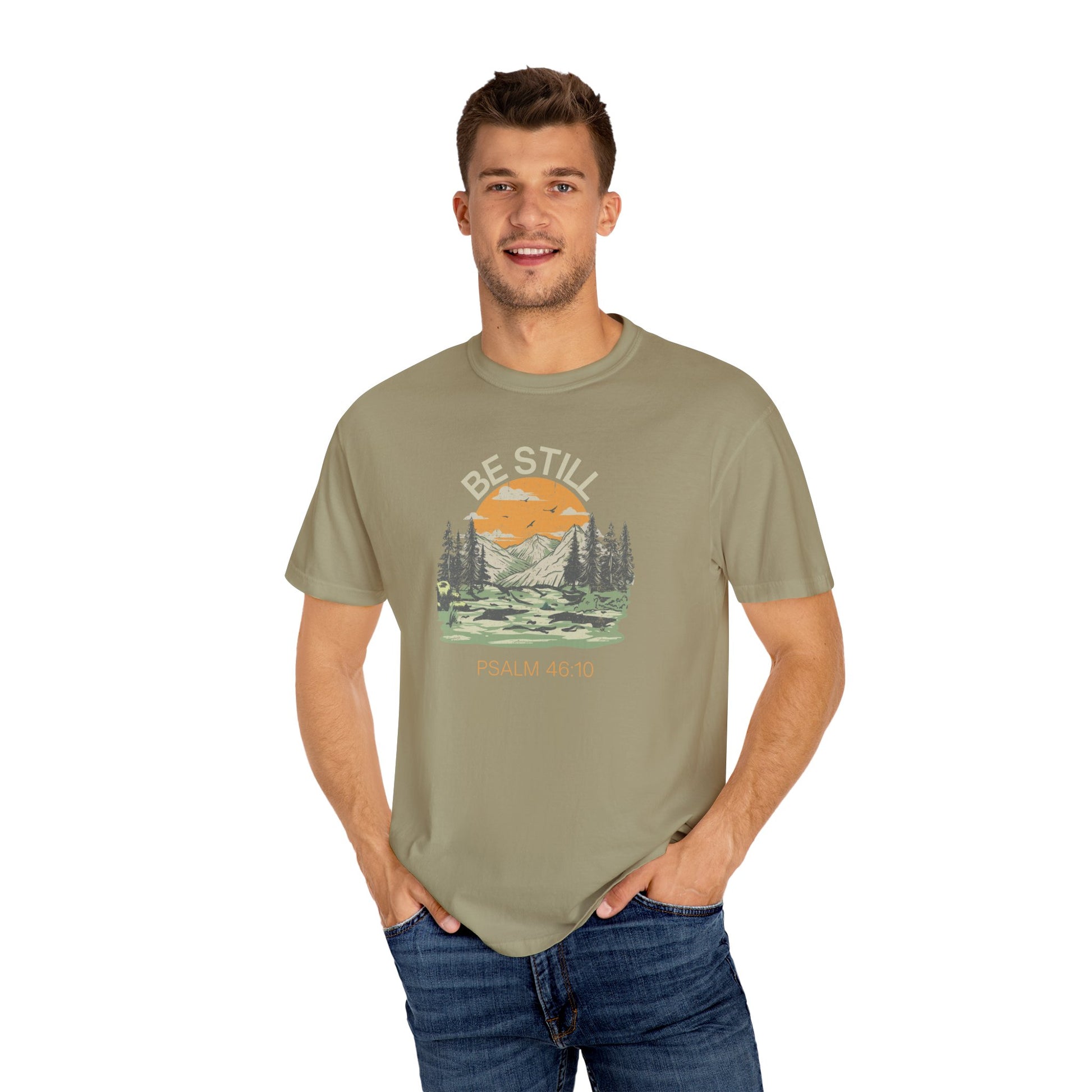 Be Still - Psalm 46:10 – Christian T-Shirt | Live the Verse Collection | all4HIM