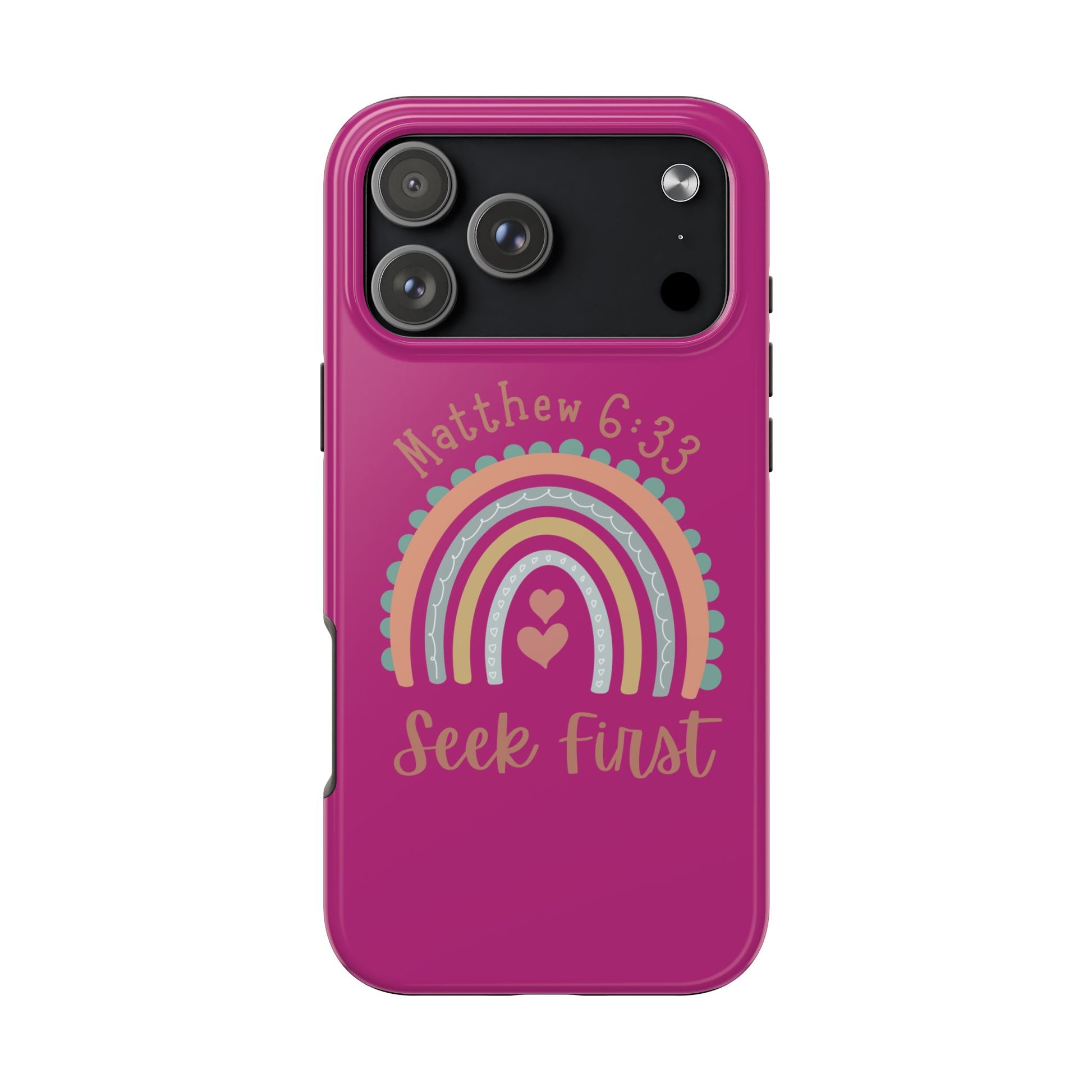 Seek First – Matthew 6:33 Phone Case | Live the Verse Collection