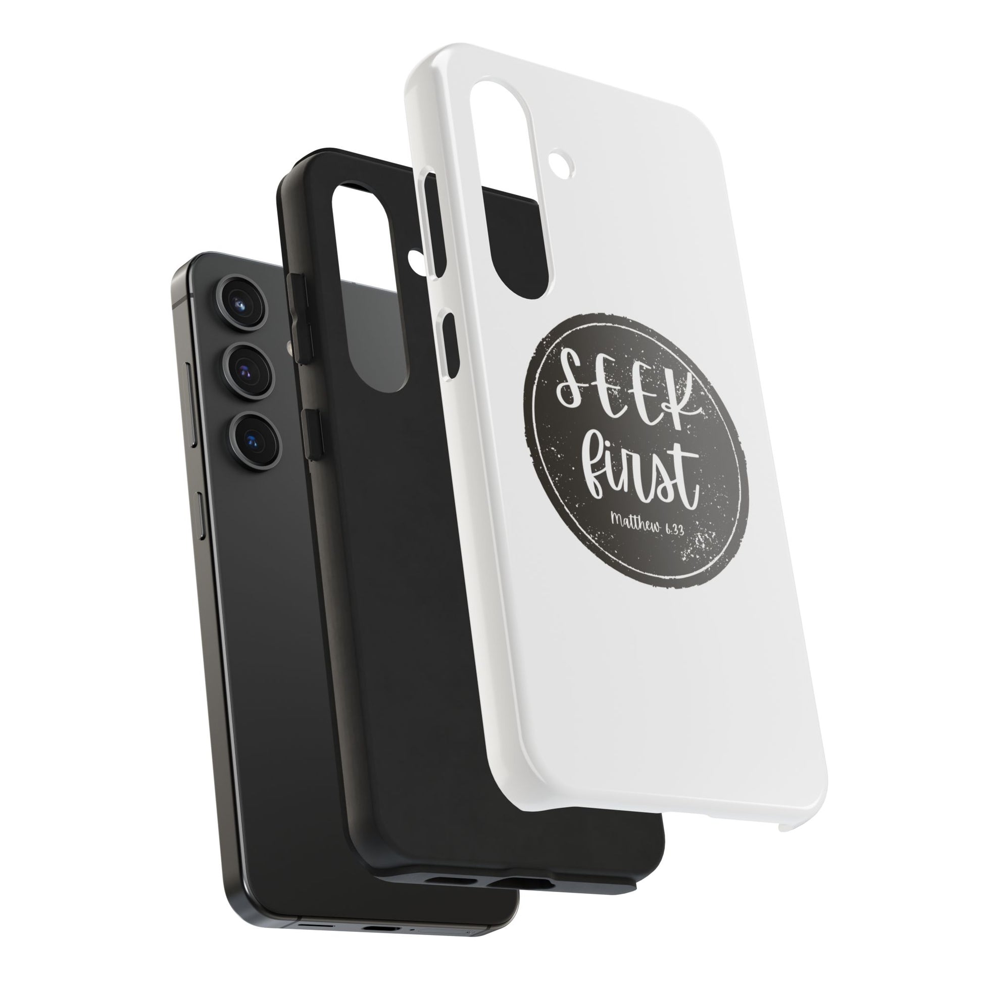 Seek First – Matthew 6:33 Phone Case | Live the Verse Collection
