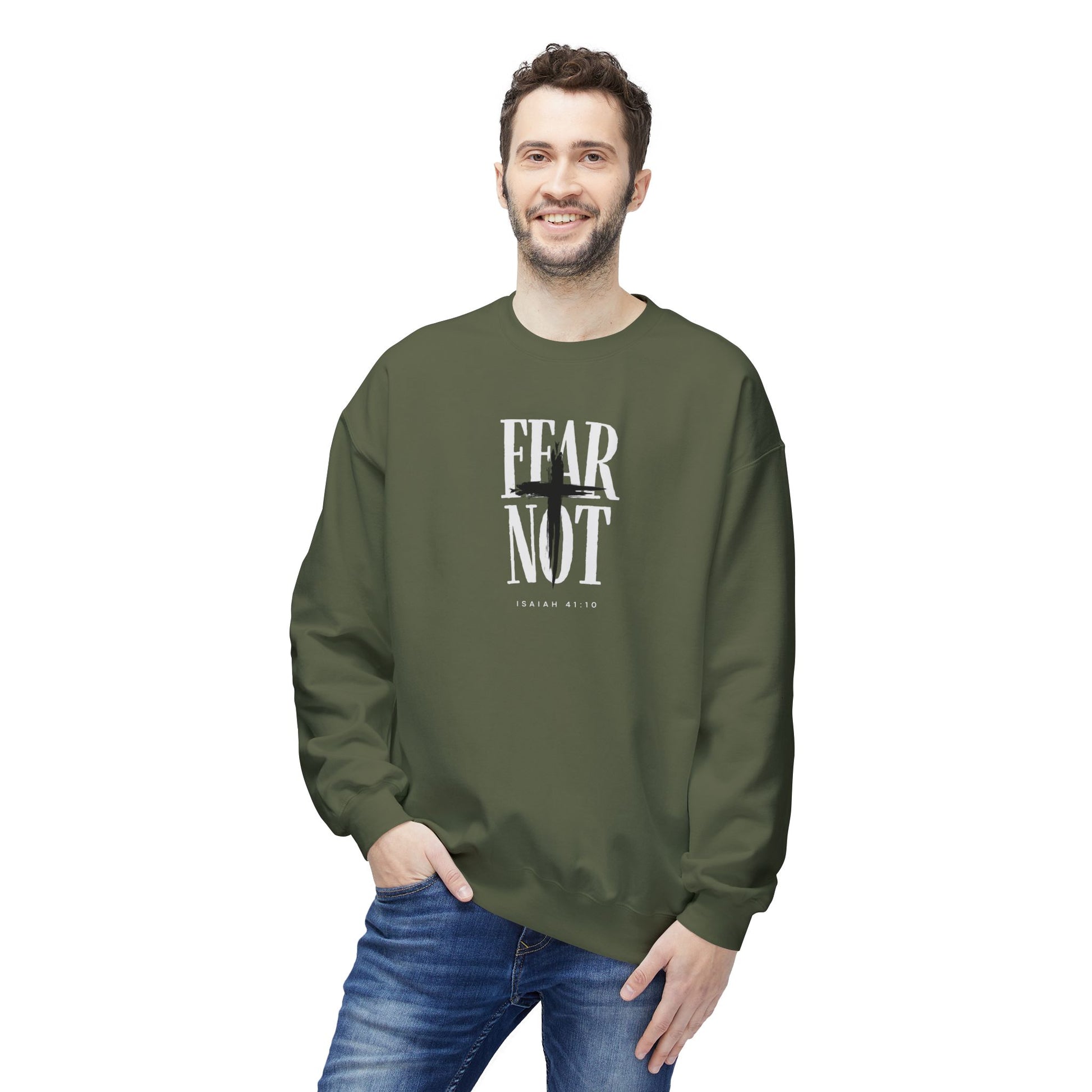 Fear Not - Isaiah 41:10 – Sweatshirt | Live the Verse | all4HIM