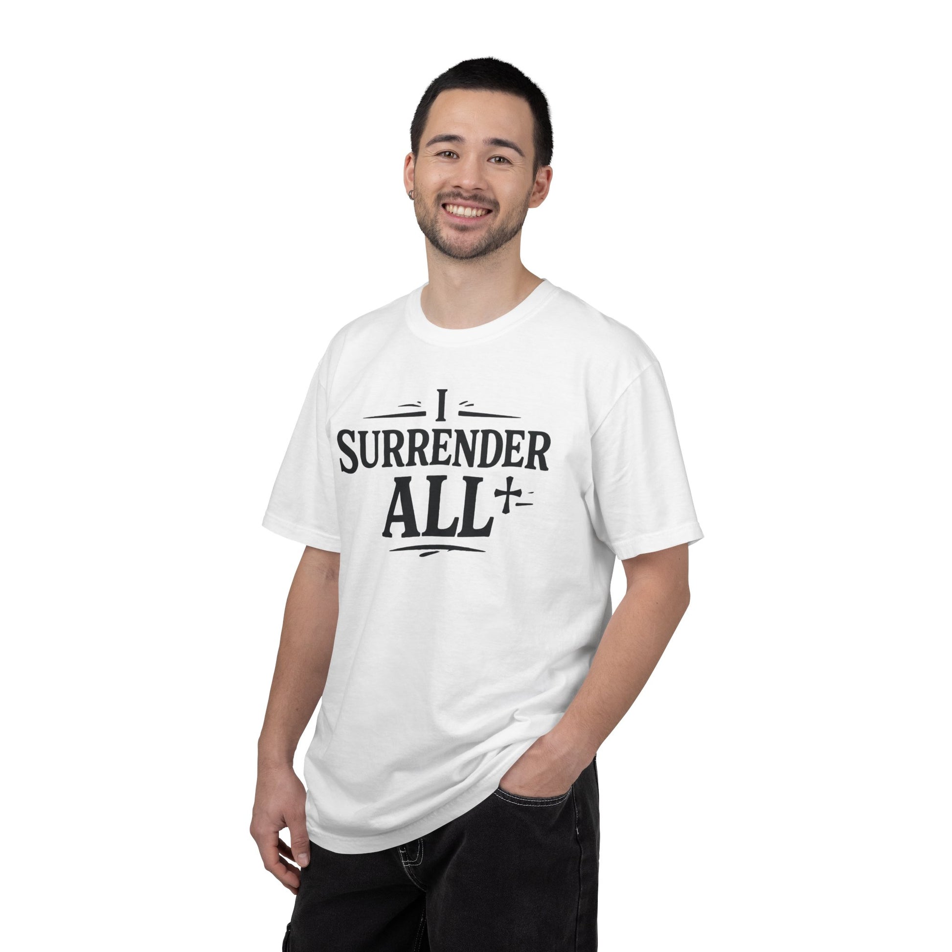 I Surrender All Shirt | Vintage Hymn Christian Shirt | Faith Comfort Colors Tee | Worship Apparel | Inspirational Christian Clothing | all4HIM