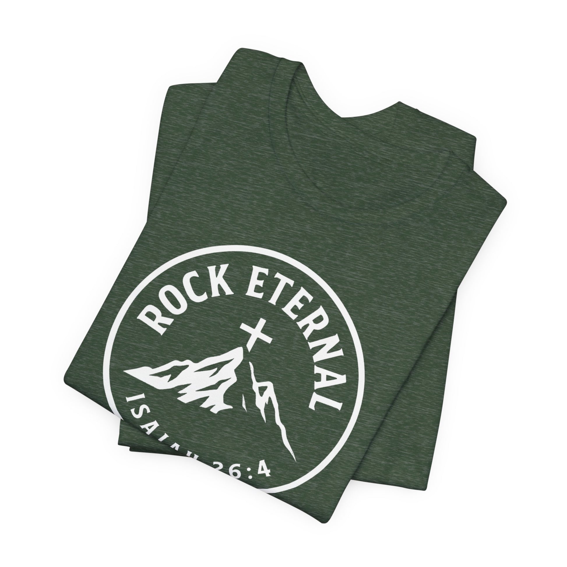 The Rock Eternal – Isaiah 26:4 – T-Shirt | Live the Verse | all4HIM