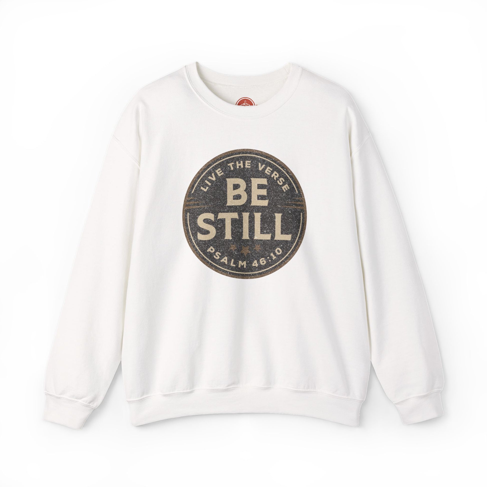 Be Still – Psalm 46:10 Crewneck Sweatshirt | Live the Verse Collection | all4HIM