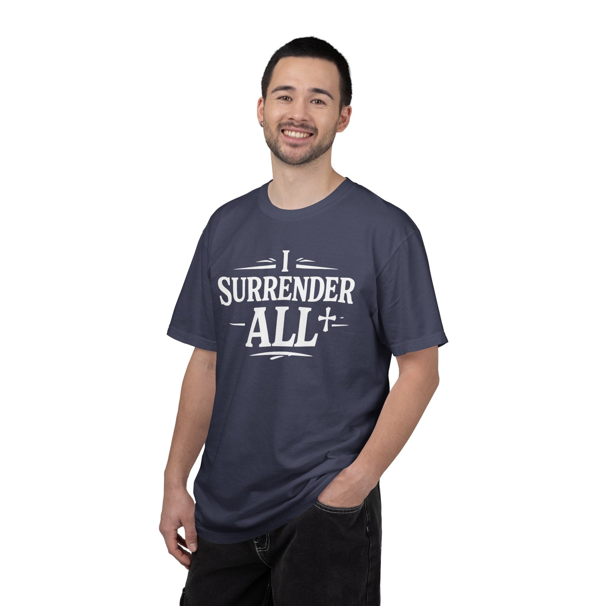 I Surrender All Shirt | Vintage Hymn Christian Shirt | Faith Comfort Colors Tee | Worship Apparel | Inspirational Christian Clothing | all4HIM