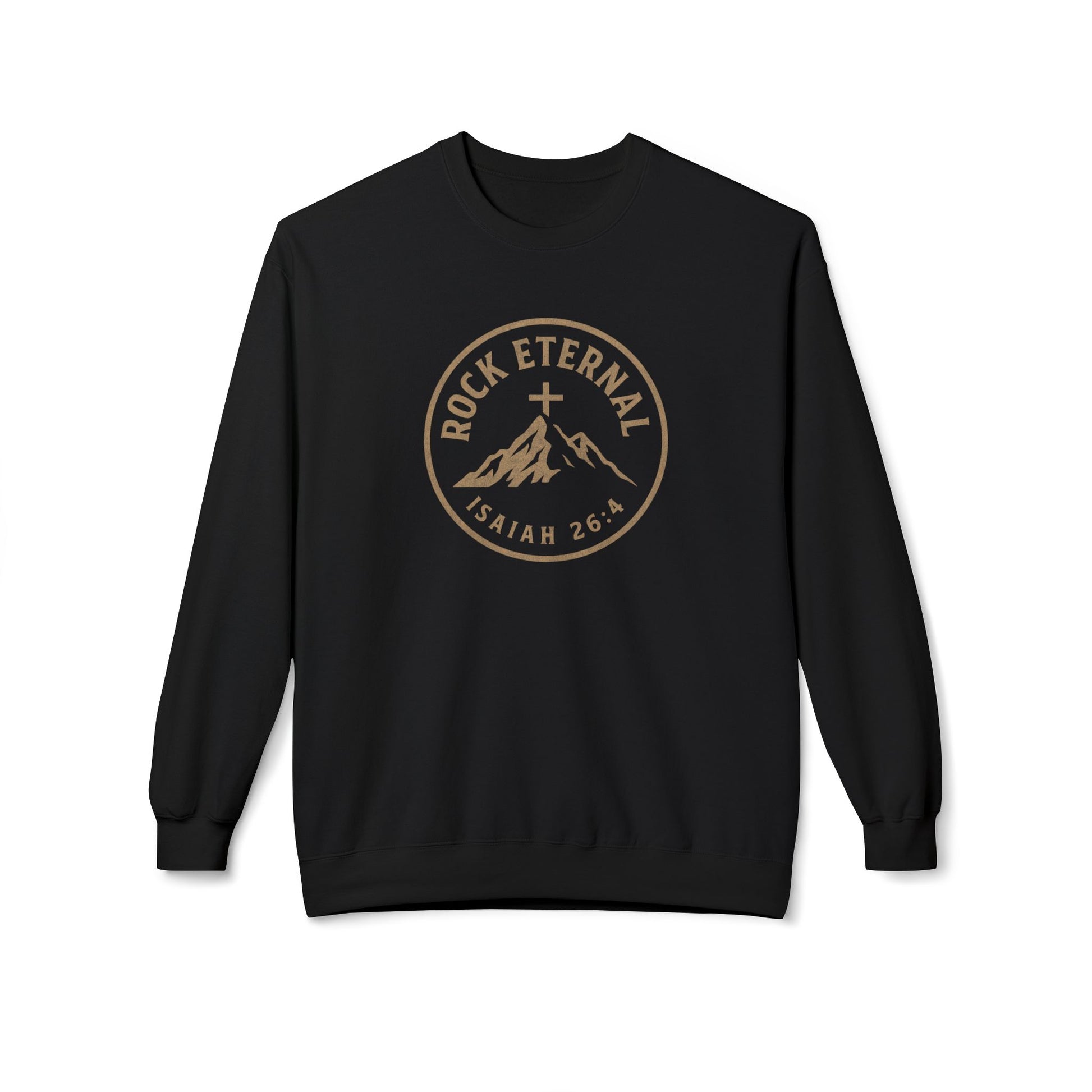The Rock Eternal – Isaiah 26:4 – Crewneck | Live the Verse | all4HIM