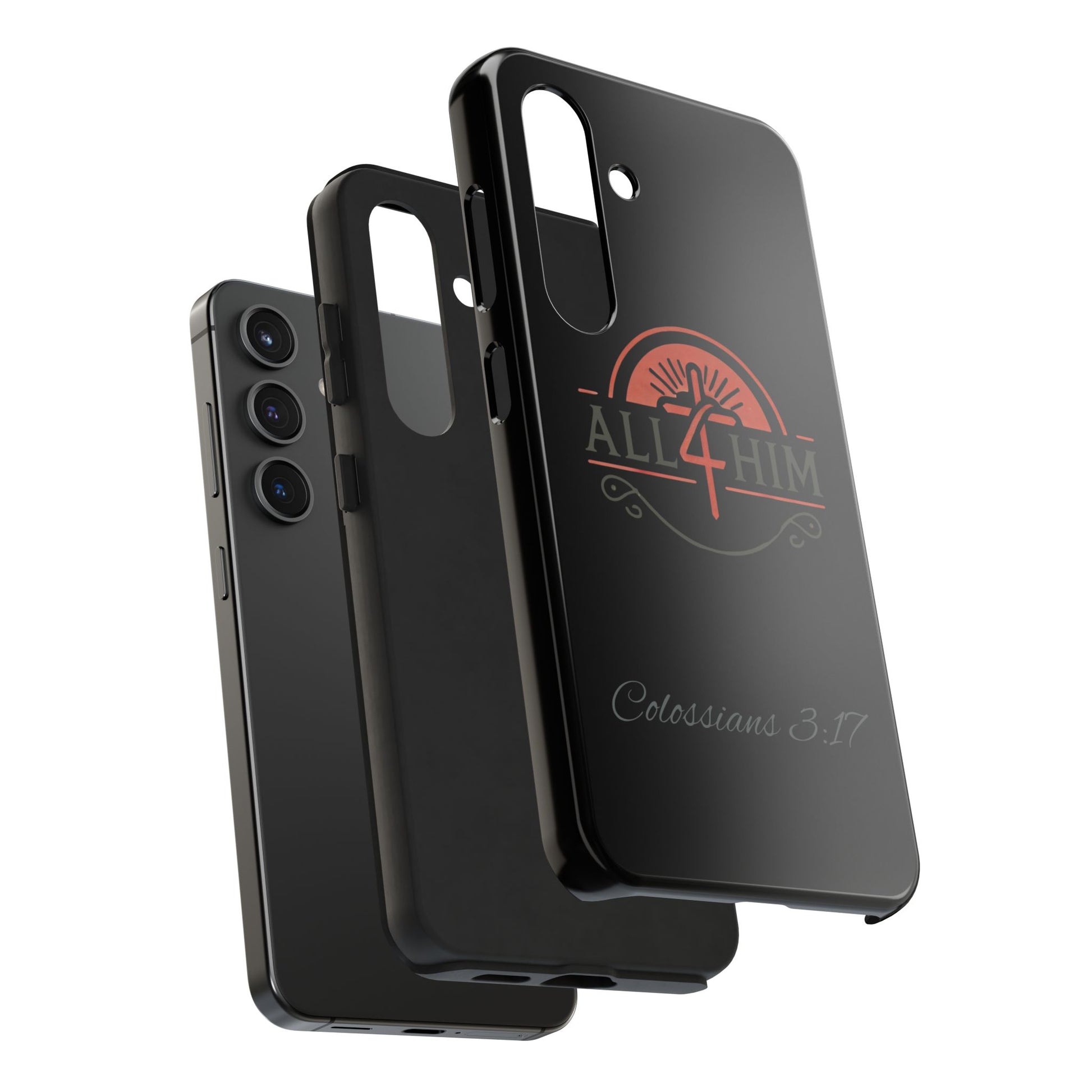 all4HIM Logo Phone Case – Colossians 3:17 | Faith + Function