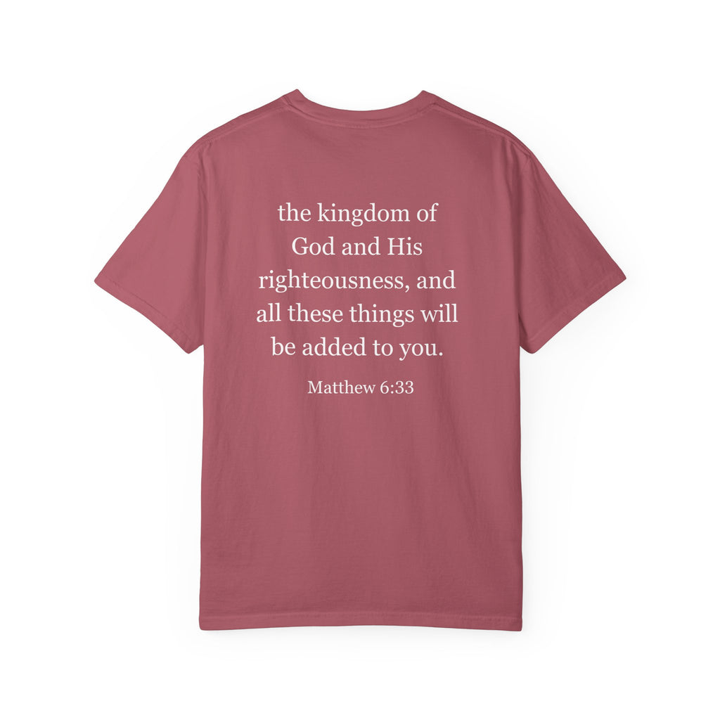 Live the Verse – Matthew 6:33 - T-shirt | all4HIM Collection