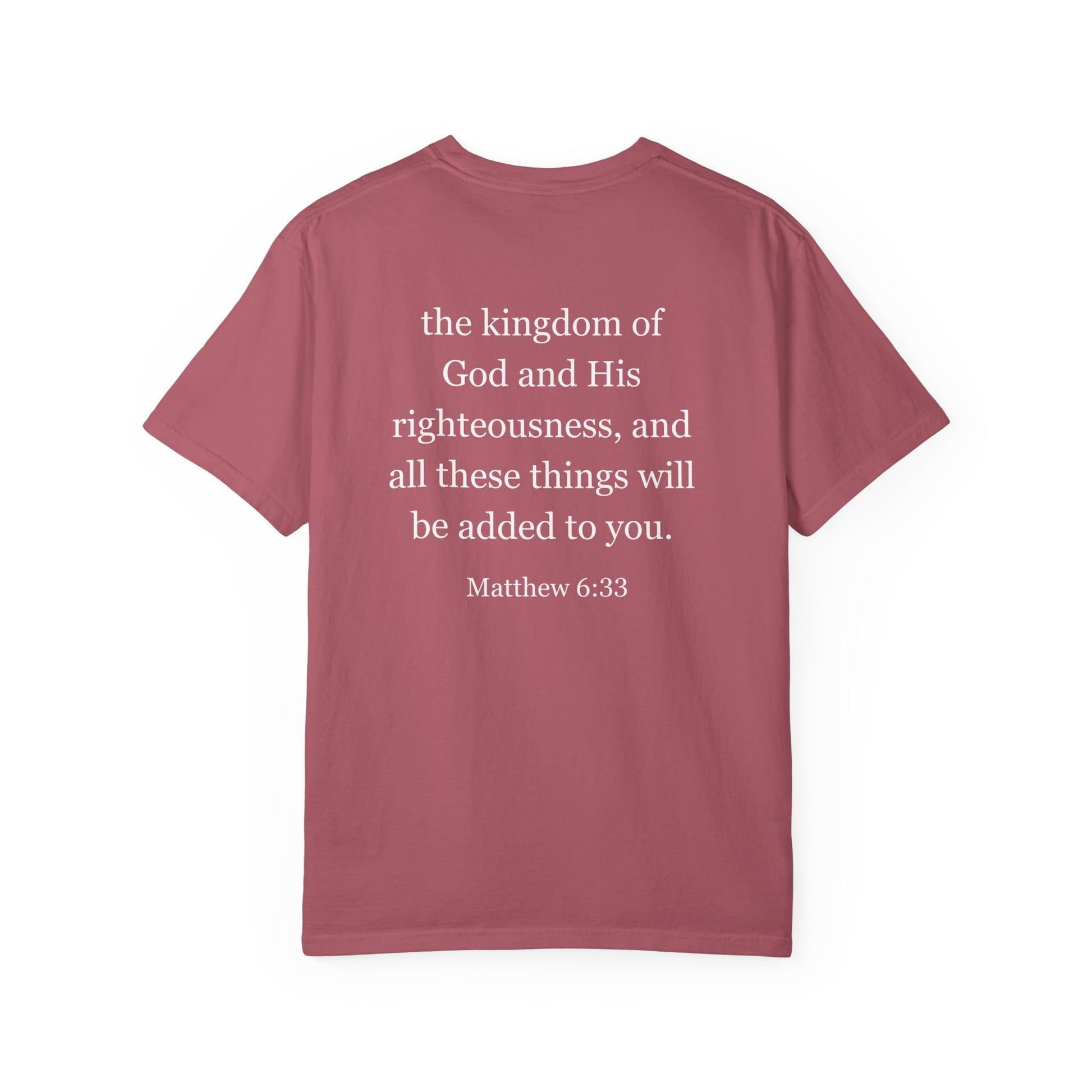 Live the Verse – Matthew 6:33 - T-shirt | all4HIM Collection