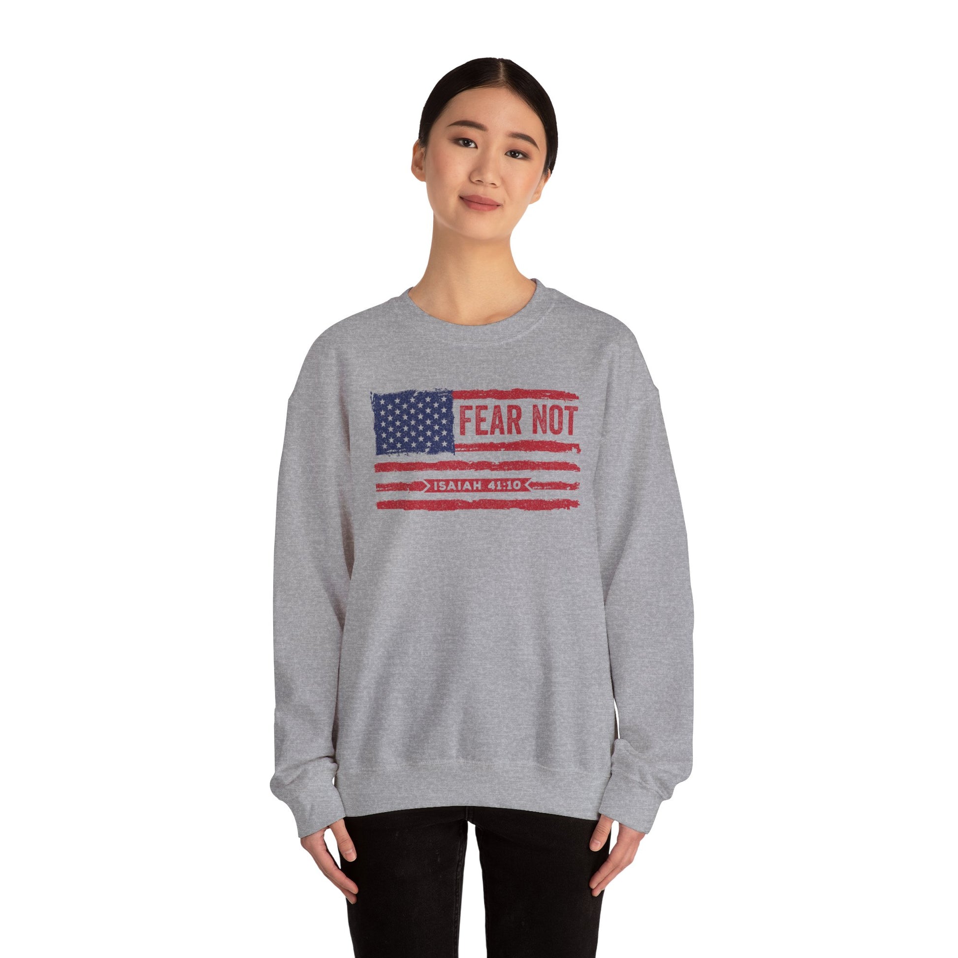 Fear Not - Isaiah 41:10 – Crewneck Sweatshirt | all4HIM Collection