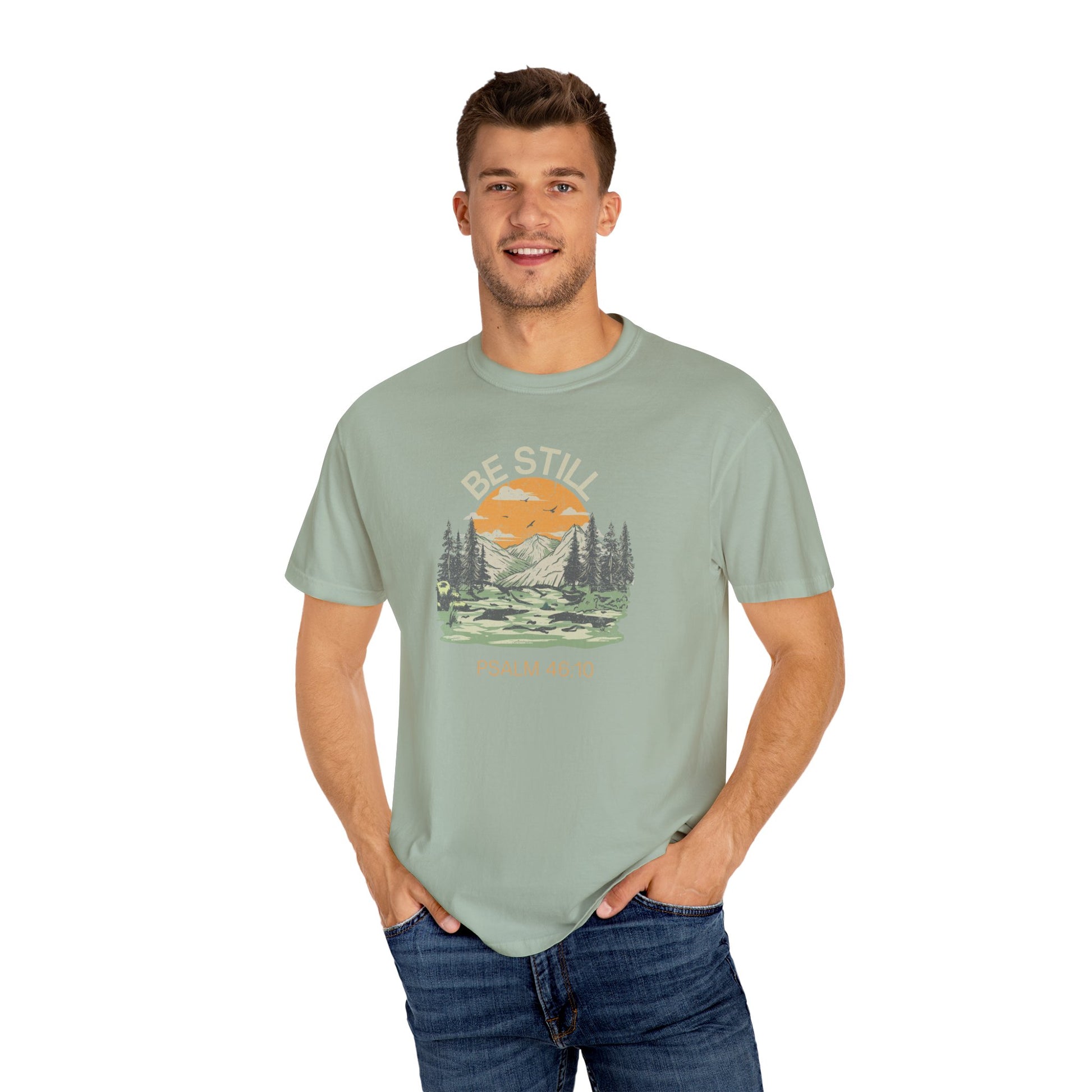 Be Still - Psalm 46:10 – Christian T-Shirt | Live the Verse Collection | all4HIM