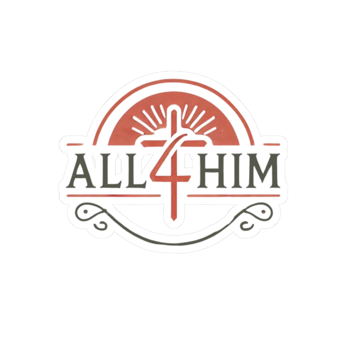 all4HIM Logo Faith Sticker – Gifts & Accessories