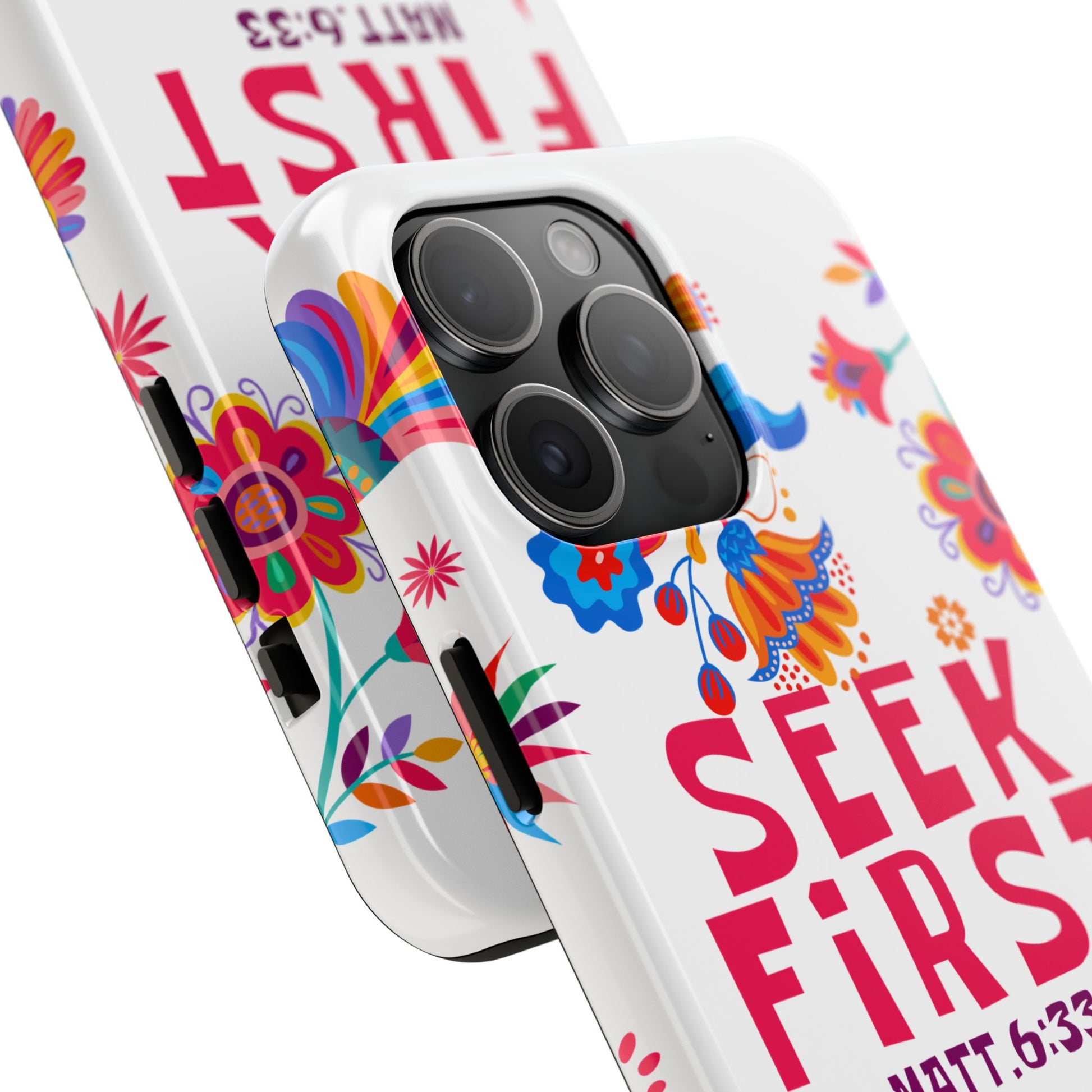 Seek First – Matthew 6:33 Phone Case | Live the Verse Collection